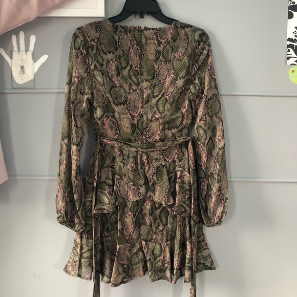 Snakeskin Pattern Dress - Picture 2 of 3